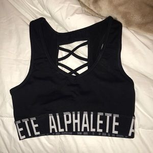 Alphalete cross sports bra